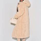 Reversible Winter Parka for Women – Dual-Face Hooded Coat