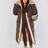 Reversible Winter Parka for Women – Dual-Face Hooded Coat