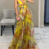 Lightweight Floral Maxi Dress for Women