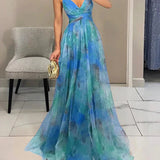 Lightweight Floral Maxi Dress for Women