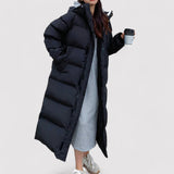 Women's Long Waterproof Puffer Jacket | Warm Winter Parka