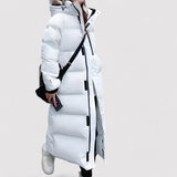 Women's Long Waterproof Puffer Jacket | Warm Winter Parka