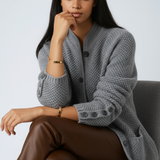 Women’s Wool Button-Front Cardigan