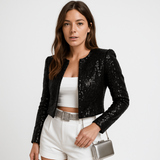 Sequin Evening Jacket for Women – Short Evening Party Style