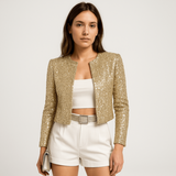 Sequin Evening Jacket for Women – Short Evening Party Style