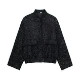 Women’s Sequin Jacket for Parties – Oversized Fit