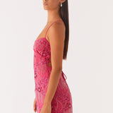 Sequin & Beaded Mini Dress with Open Back