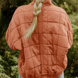 Women's Oversized Quilted Jacket – Padded Winter Outerwear