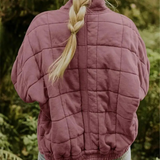 Women's Oversized Quilted Jacket – Padded Winter Outerwear