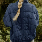 Women's Oversized Quilted Jacket – Padded Winter Outerwear