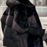 Stylish Women's Quilted Hooded Coat – Long-Line Winter Outerwear