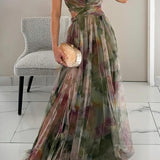 Lightweight Floral Maxi Dress for Women