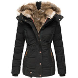Cozy Faux Fur Jacket | Women's Longline Winter Coat for Cold Days