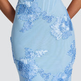 Floral Corset Maxi Dress for Wedding Guests