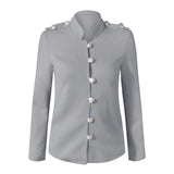 Women’s Utility Style Button Jacket Everyday Outerwear