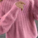 Women’s Soft Cashmere Knit Sweater Lightweight Pullover