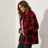 Checked Jacket for Women – Classic Pattern Layer