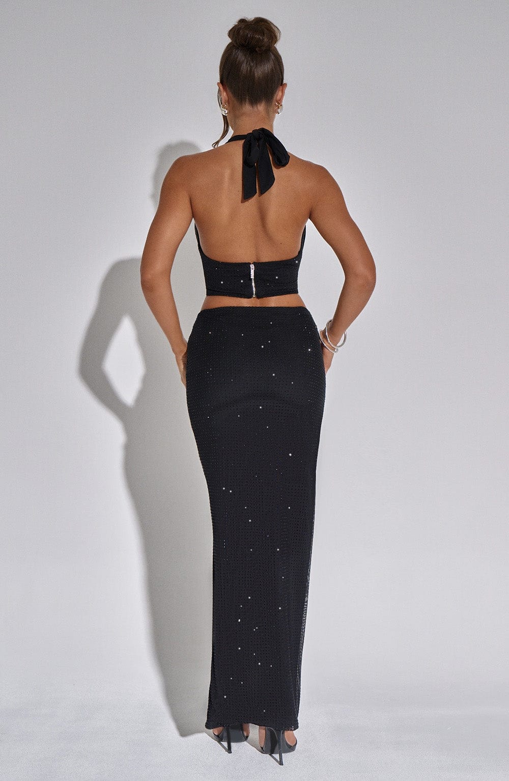 DARLA MAXI SKIRT - BLACK